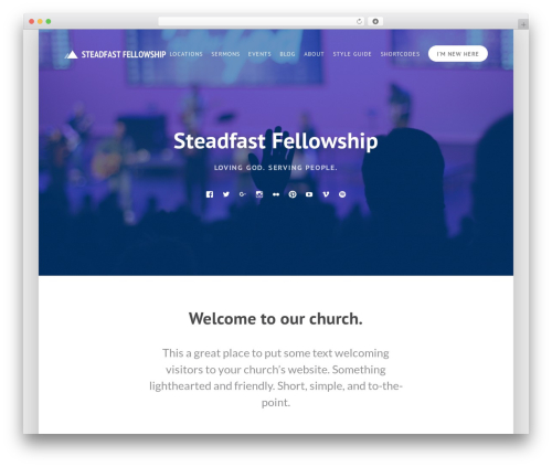Steadfast theme WordPress - steadfast.themebright.com