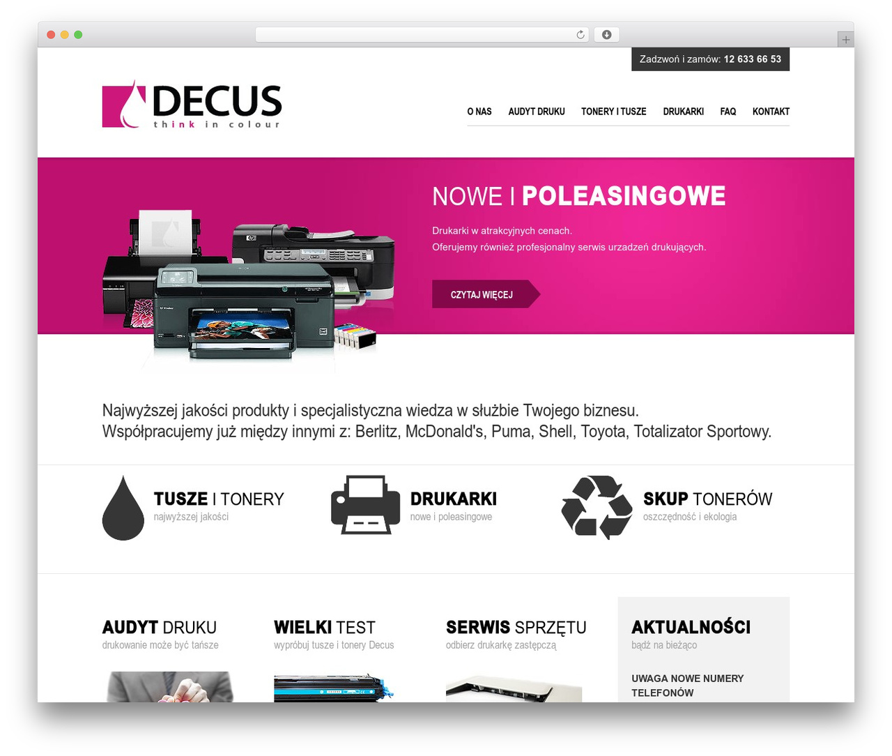Theme WordPress DECUS - decusdruk.pl