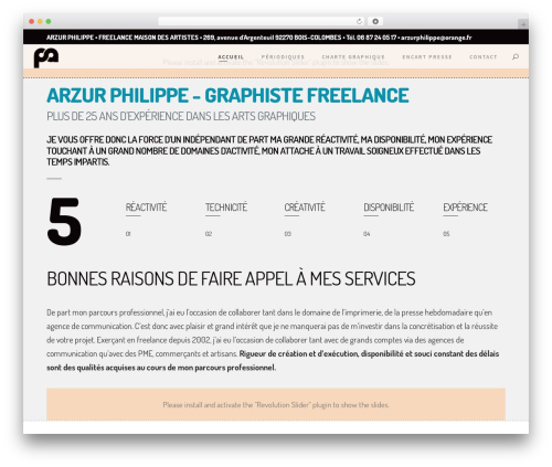 Theme WordPress Kleanity - philippearzur.fr