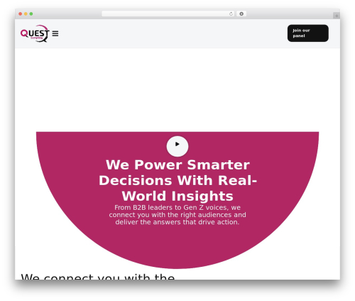 WordPress theme Helo - questsampling.com