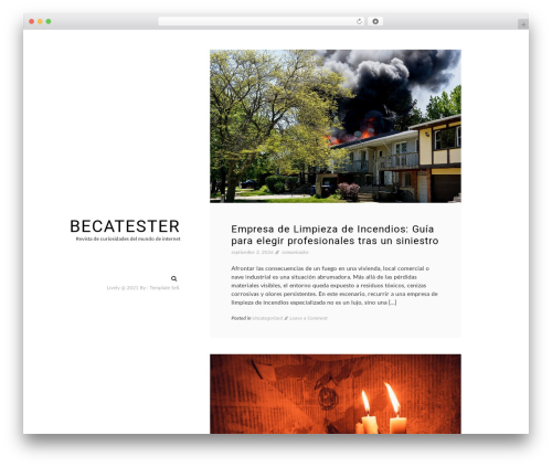 WordPress theme Lively - becatester.es WordPress theme Lively - becatester.es