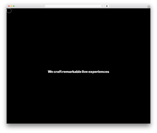 WordPress website theme IMA Theme - internationalmusicagency.com
