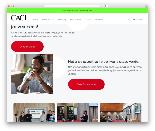 WP theme bootScore - caci.nl
