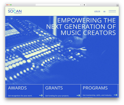 Avada WordPress theme - socanfoundation.ca