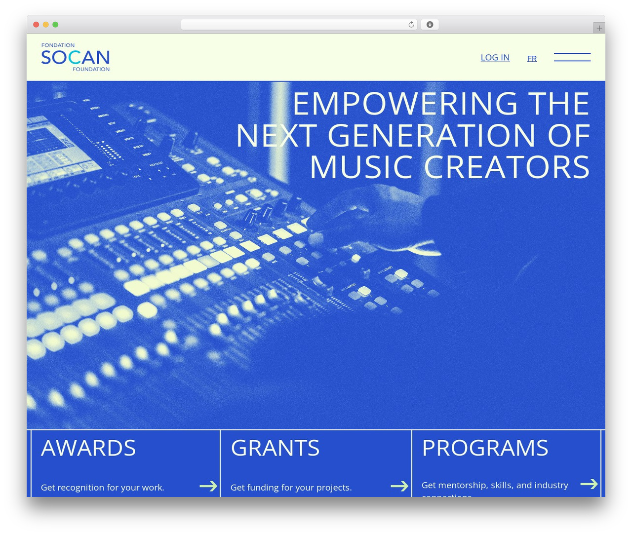 Avada WordPress theme - socanfoundation.ca