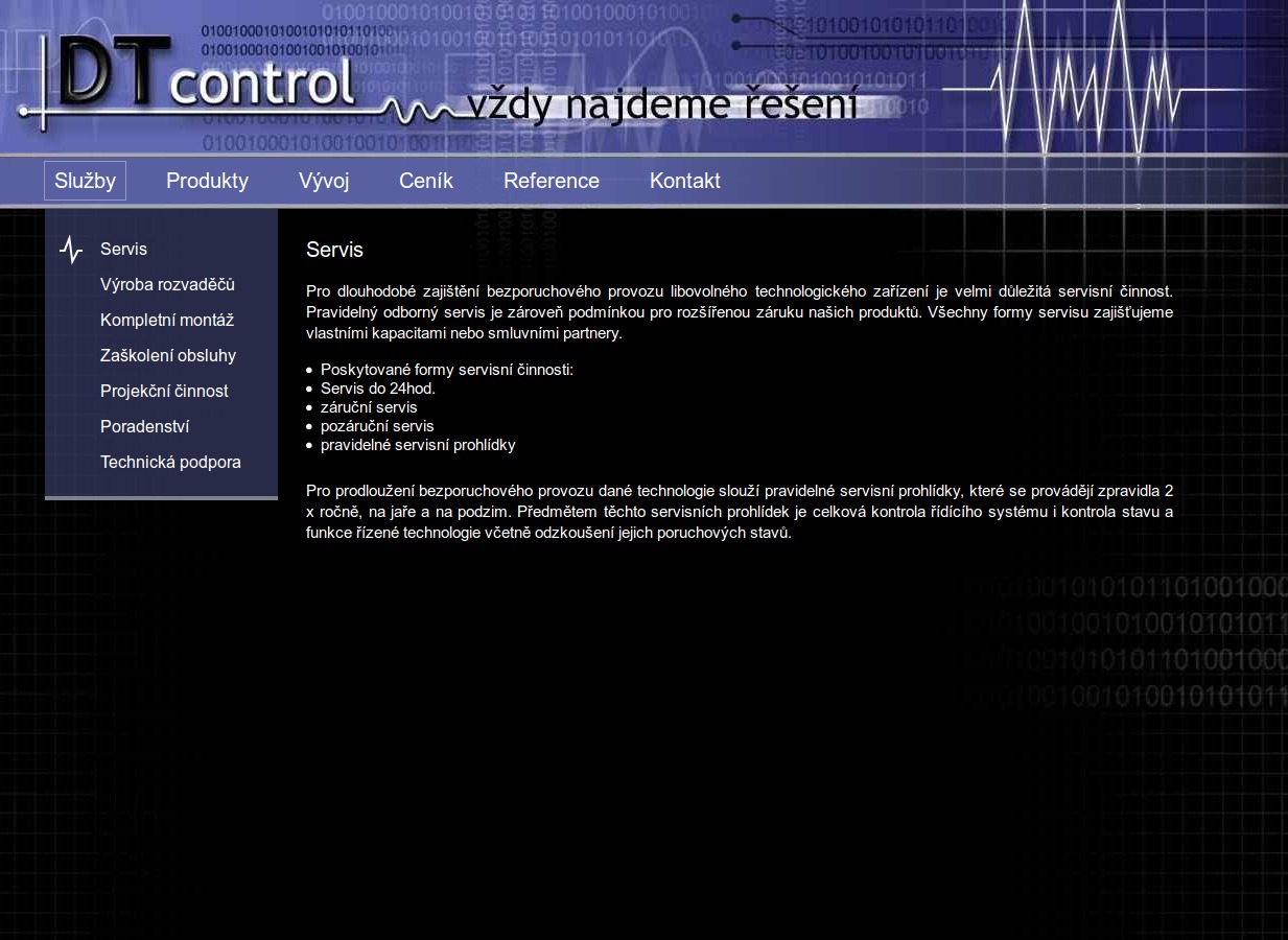 DTcontrol WordPress theme by Petr Kapsia
