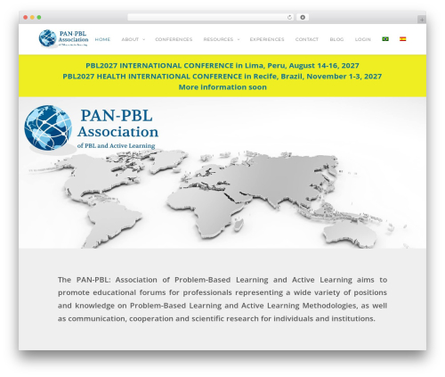 Flora WordPress theme - panpbl.org