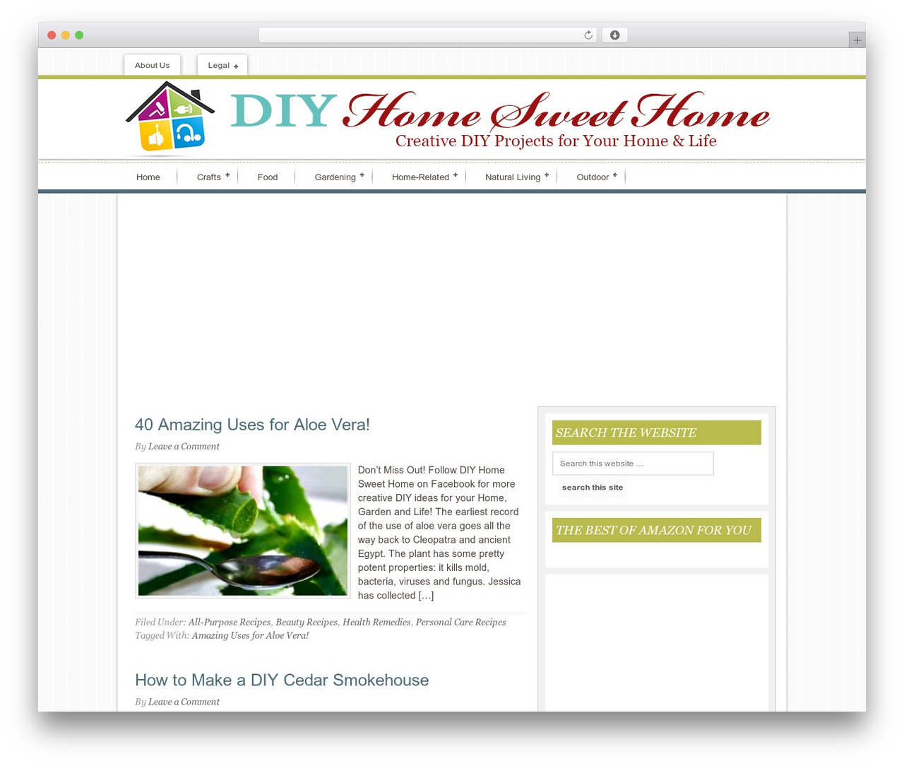Genesis WordPress theme - diyhomesweethome.com Genesis WordPress theme - diyhomesweethome.com