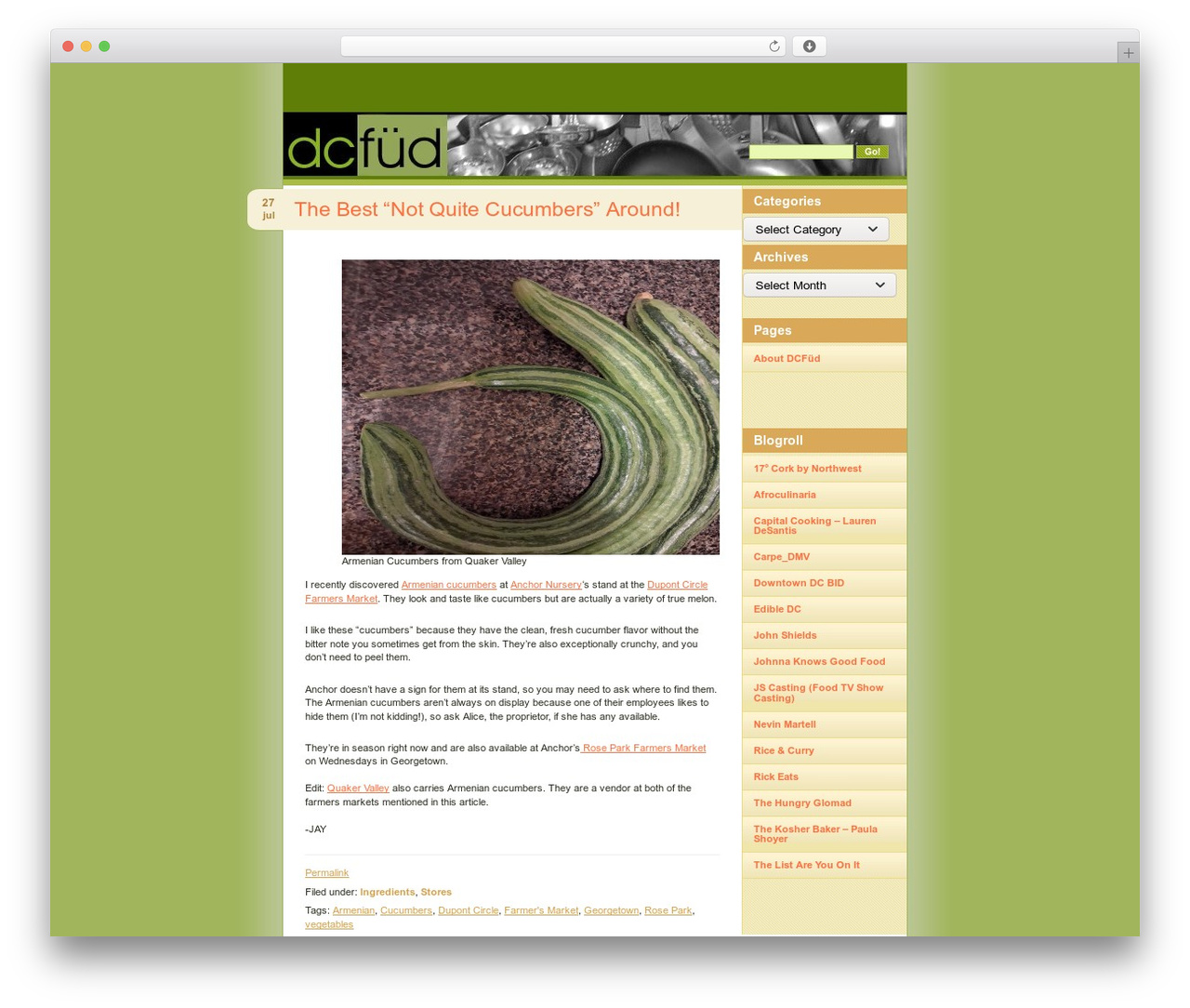 Lime Slice WordPress magazine theme - dcfud.com