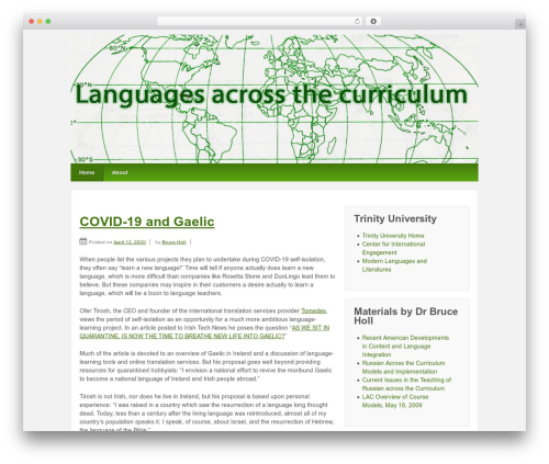 Responsive Pro WordPress blog theme - languagesacrossthecurriculum.com