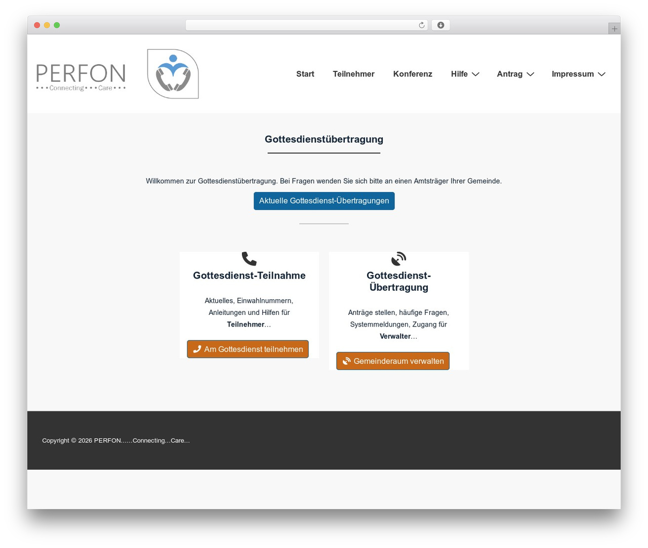 Responsive WordPress theme - perfon.com