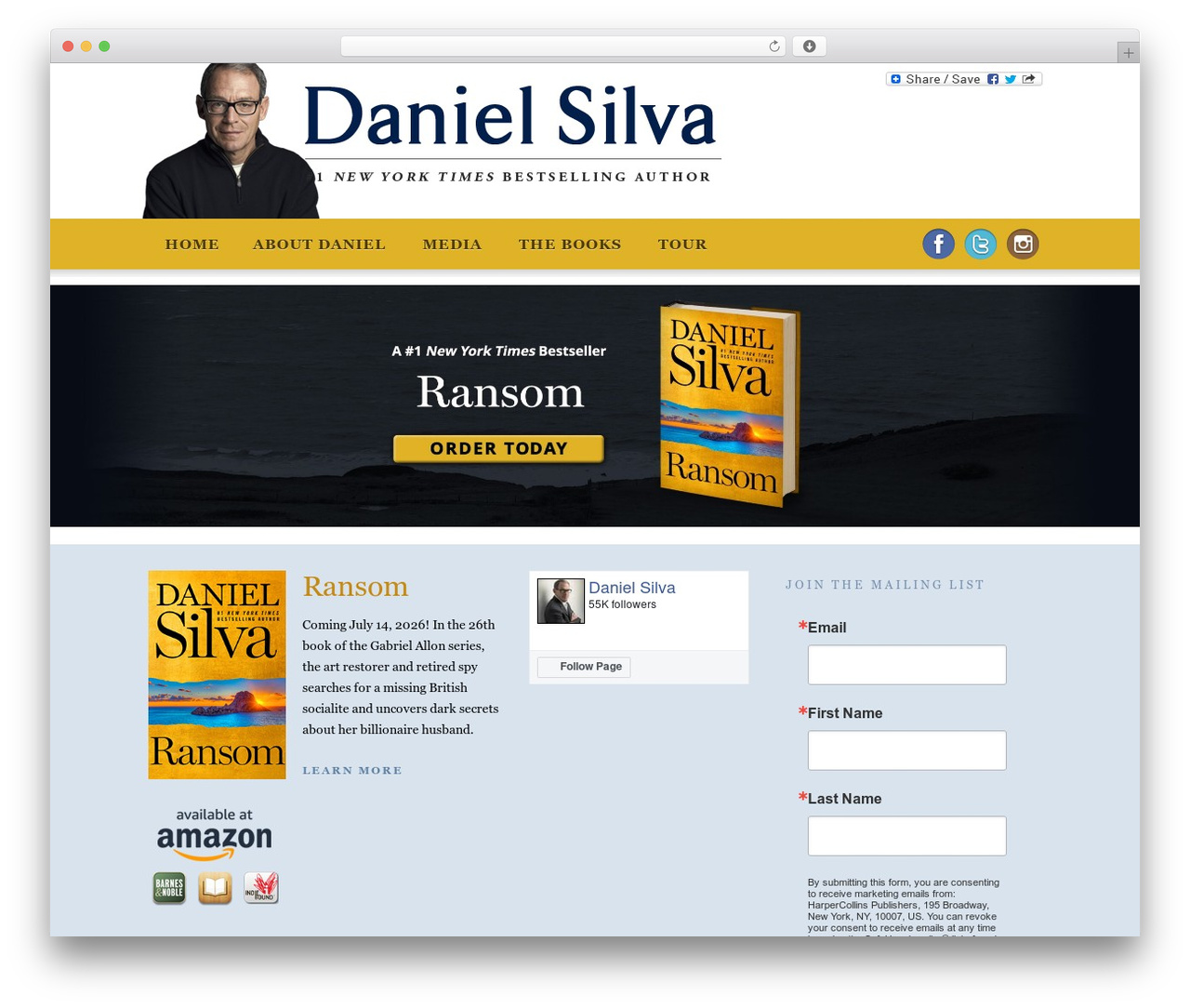 Silva WordPress theme - danielsilvabooks.com Silva WordPress theme - danielsilvabooks.com