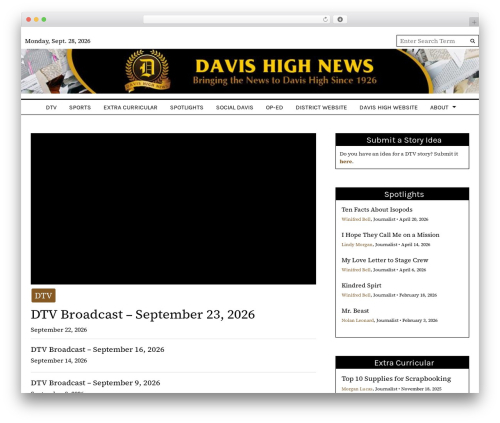 Sno countdown WordPress plugin - davishighnews.com