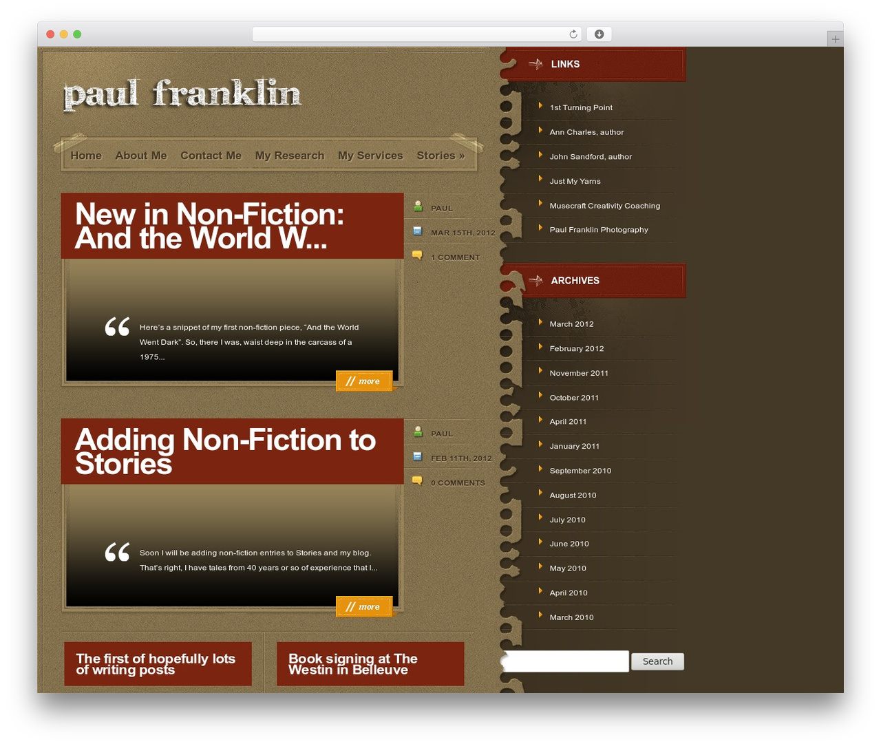 Theme WordPress Deviant - pdfranklin.com