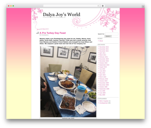 Theme WordPress Sunset Theme - dalyajoy.com