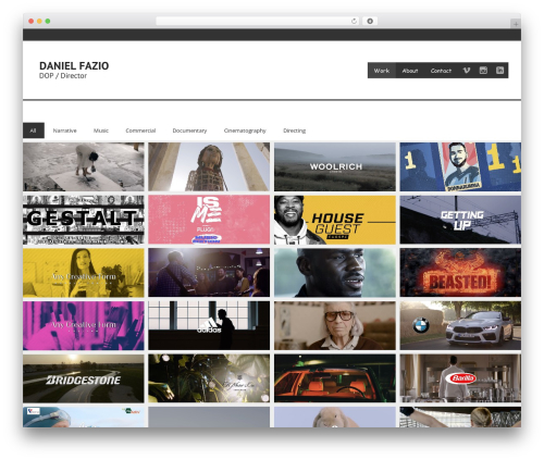 Theme WordPress Bee - danielfazio.com