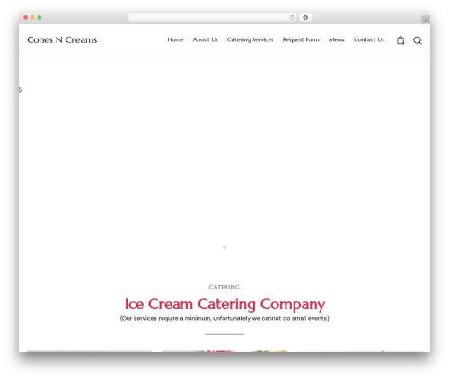 Theme WordPress Royal Event - conesncreams.com