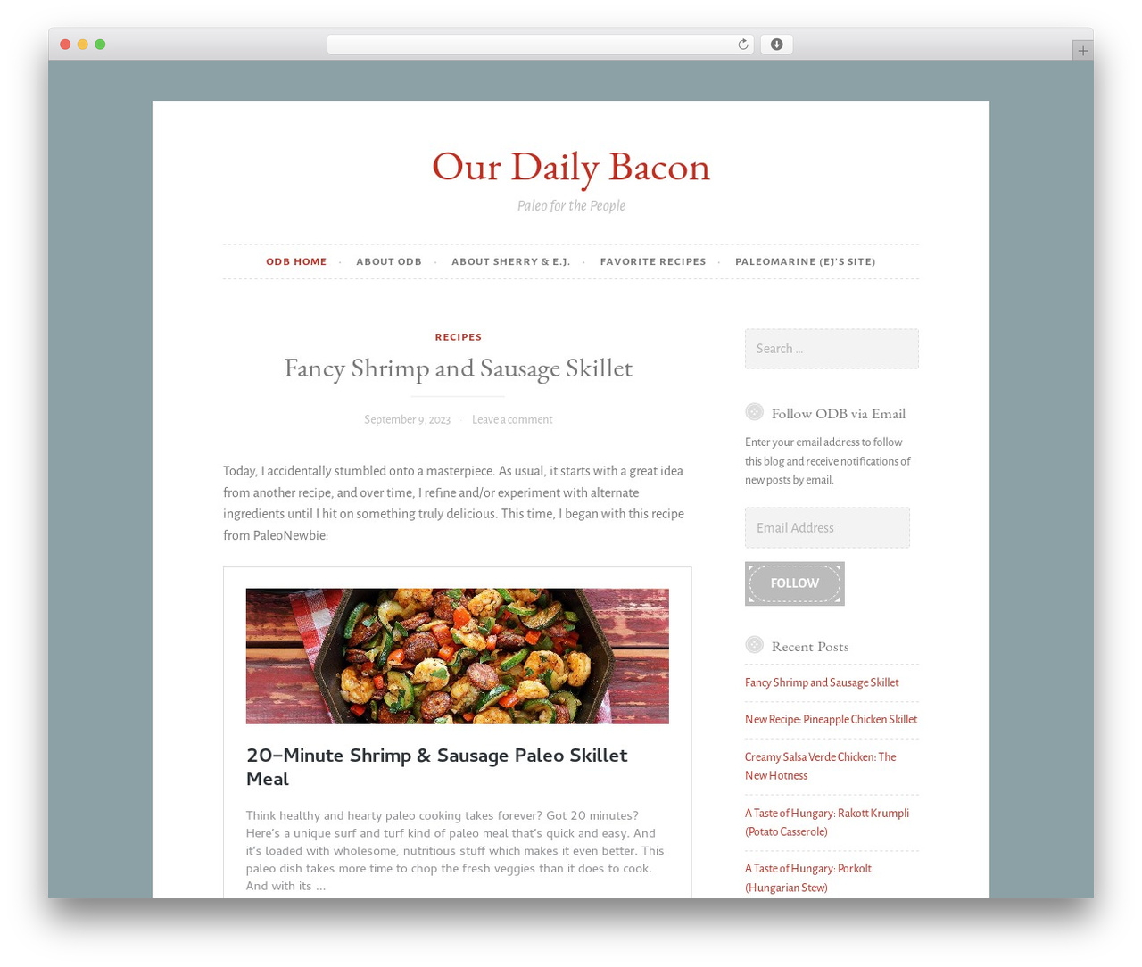 WordPress theme Button 2 - ourdailybacon.com WordPress theme Button 2 - ourdailybacon.com