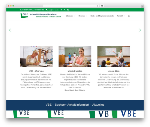 Screenreader WordPress plugin - vbe-lsa.de