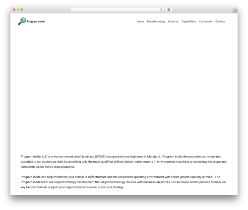 WordPress theme Rare - programinsite.com