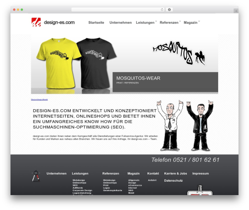WordPress theme Sight - design-es.com