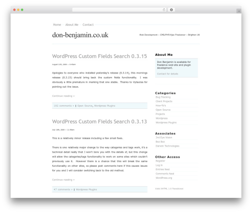 WP Custom Fields Search (wp-custom-fields-search) free WordPress plugin - don-benjamin.co.uk WP Custom Fields Search (wp-custom-fields-search) free WordPress plugin - don-benjamin.co.uk