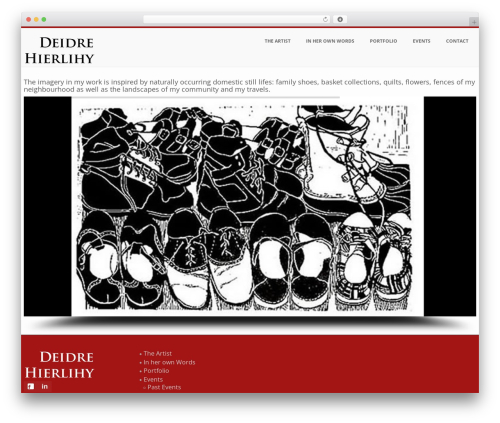 WordPress website theme BUILDER THEME - deidrehierlihy.com