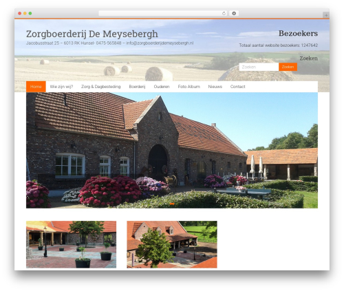 Accelerate free WordPress theme - demeysebergh.nl