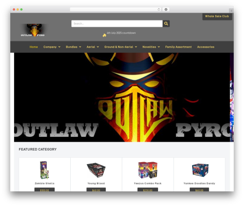 Astra WordPress theme - outlawpyro.com