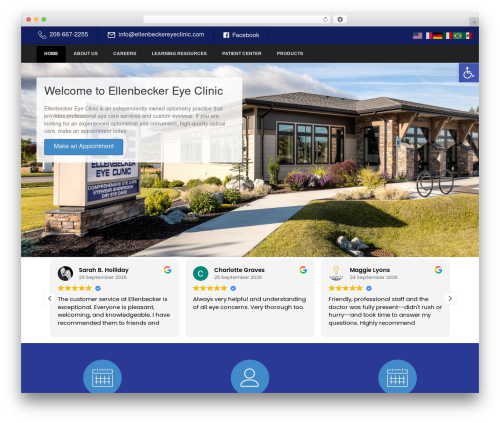 Bb sticky column WordPress plugin - ellenbeckereyeclinic.com