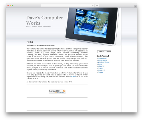 Best WordPress theme Esther - davescomputerworks.com