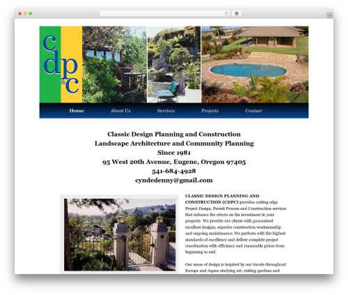 CDPC theme WordPress - classicdesignplanningconstruction.com