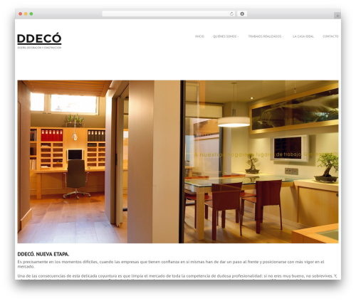 cherry WordPress theme - ddeco.es