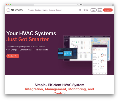 cool theme WordPress - coolautomation.com