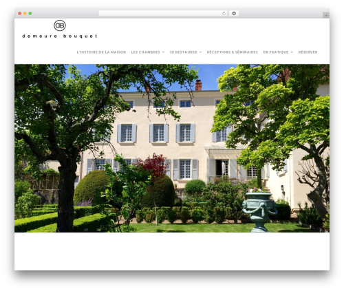 Create WordPress theme - demeurebouquet.com