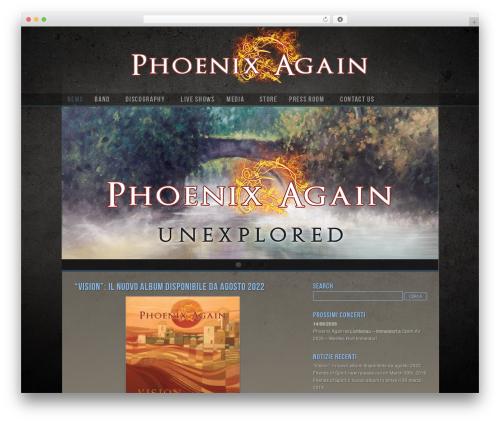 Dark N Gritty WordPress theme - phoenixagain.it