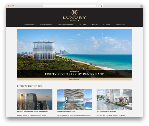 Social WordPress plugin - daluxuryrealty.com