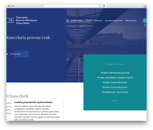 DBS WordPress theme - kancelariadbs.pl