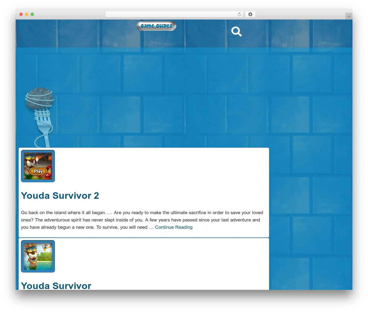 Definity WordPress gaming theme - noodlearcade.com