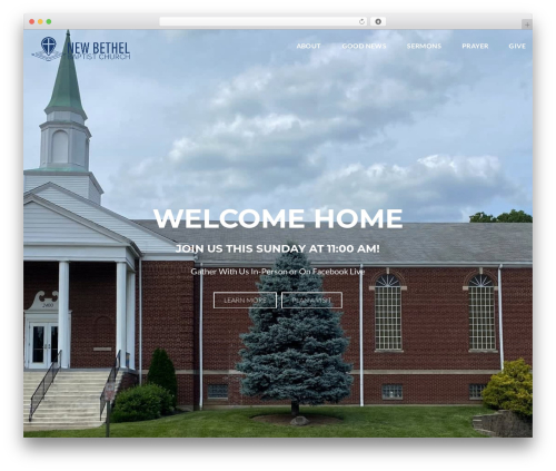 Emphasis WordPress theme - newbethelbaptist.com