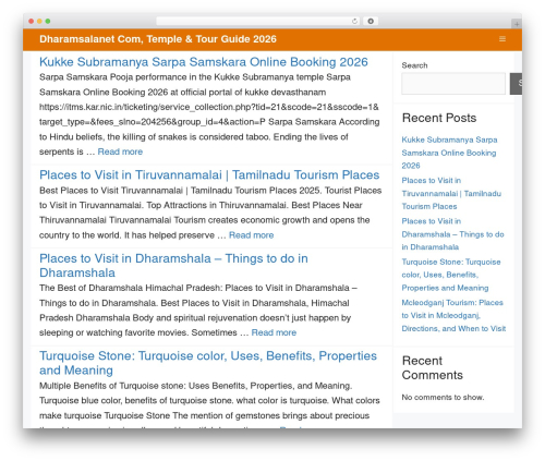 GeneratePress WordPress website theme - dharamsalanet.com