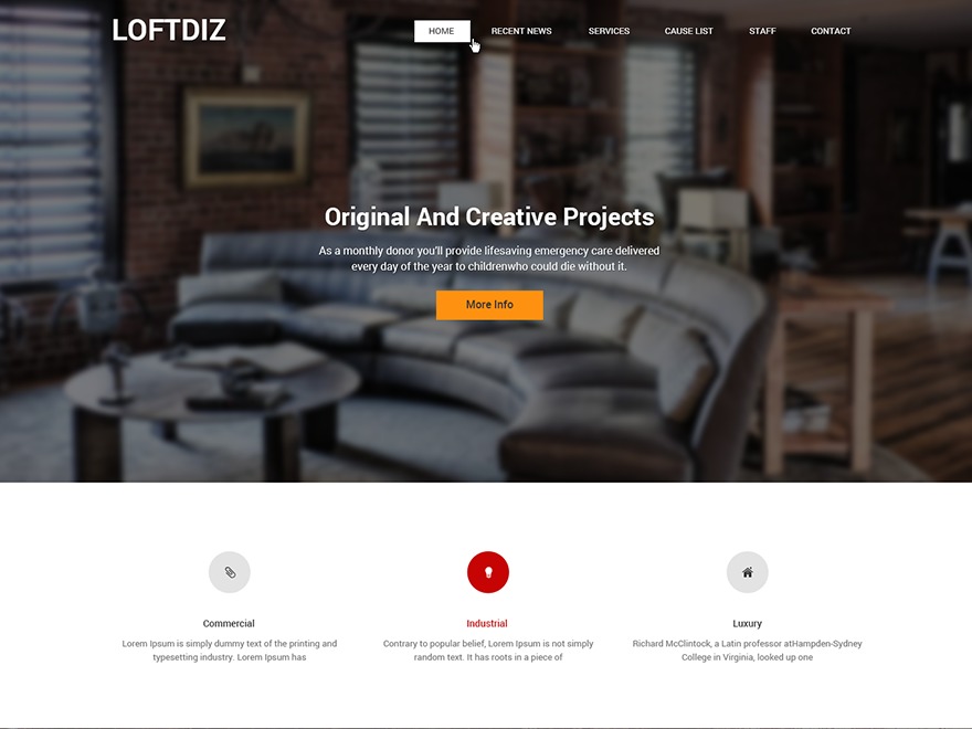 Loftdiz theme WordPress