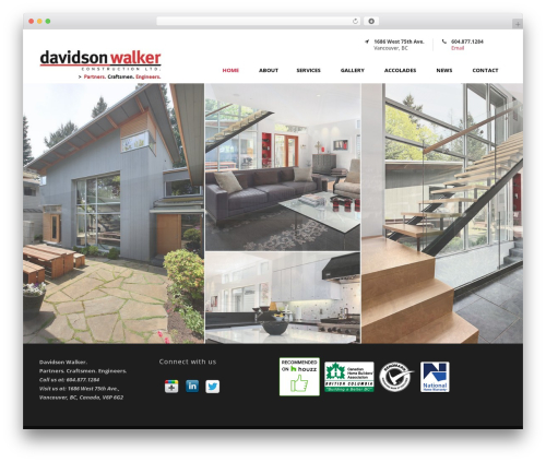 Mega Project WordPress theme - davidsonwalker.com