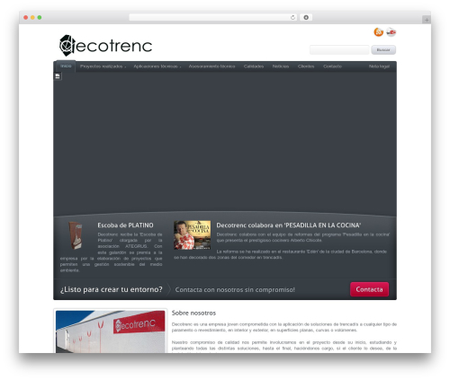 Mingle WordPress theme - decotrenc.com/trencadis