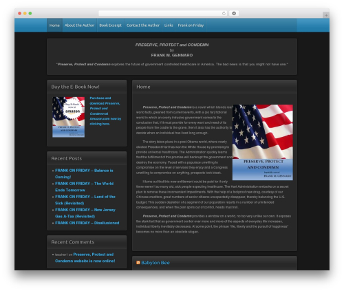 Modulus theme WordPress - preserveprotectandcondemn.com
