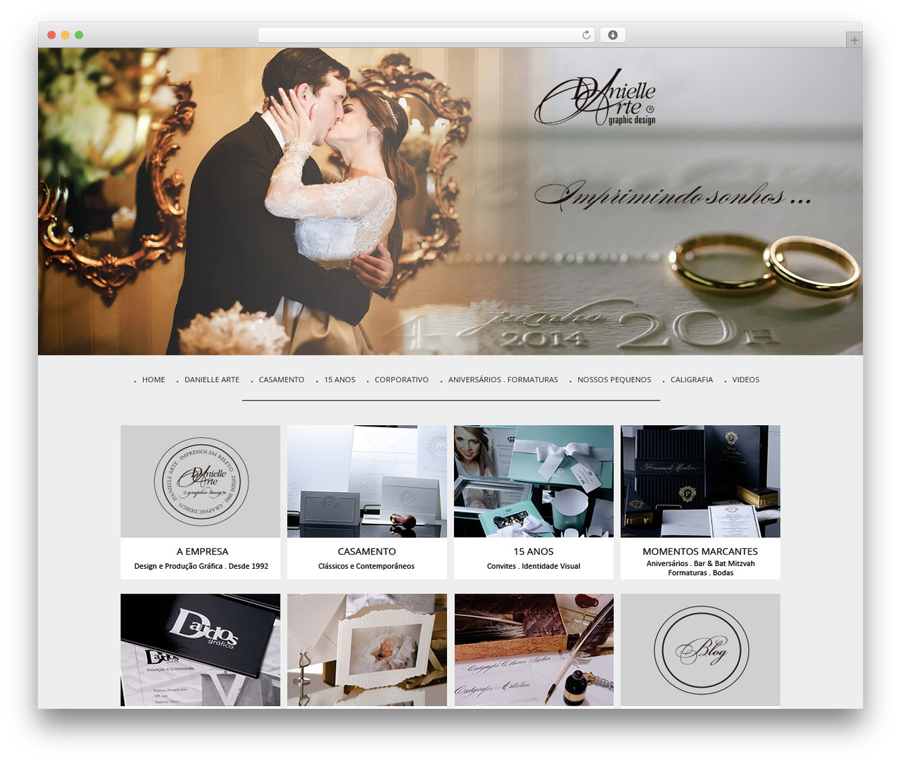 OnSite WordPress theme - daniellearte.com.br