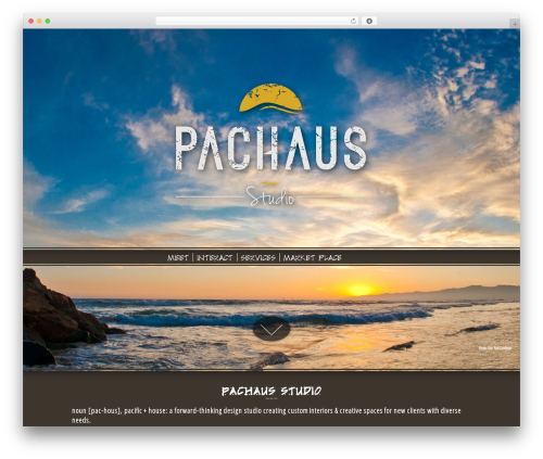 pachausstudio WordPress theme - pachausstudio.com
