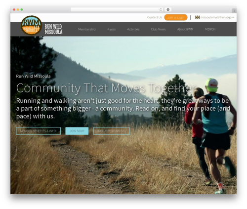 Hmenu WordPress plugin - runwildmissoula.org