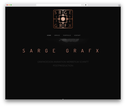 Rhythm WordPress theme - sargegrafx.de