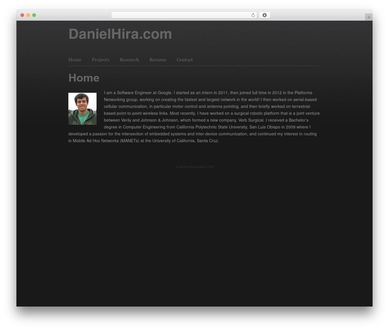 Sharpfolio theme WordPress - danielhira.com Sharpfolio theme WordPress - danielhira.com
